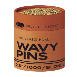 LJ Hairpins Fine WavyBl 1000p